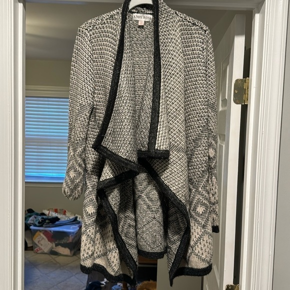 Knox Rose open/drape front cadigan XS - Picture 1 of 4